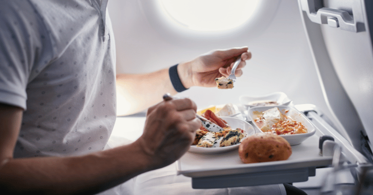 Airline food can be hit and miss